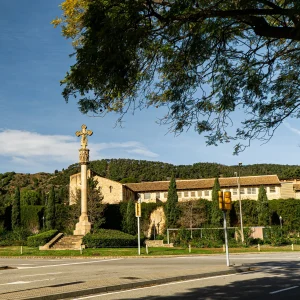 Fue encargada en el año 1945 por la Junta Diocesana de Acción Católica a los arquitectos Lluís Bonet y Josep Maria Sagnier, en homenaje a todas las cruces que habían sido derribadas durante la Guerra Civil española. La cruz de Pedralbes es una cruz de término situada en la intersección de las avenidas de Pedralbes y de Esplugues, frente al monasterio de Santa María de Pedralbes, en el barrio de Pedralbes de Barcelona.