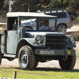 Exhibición de este modelo WC-57, en la edición de Les Comes 4x4 Festival, que debió usarse en la IIWW. Dodge WC-57